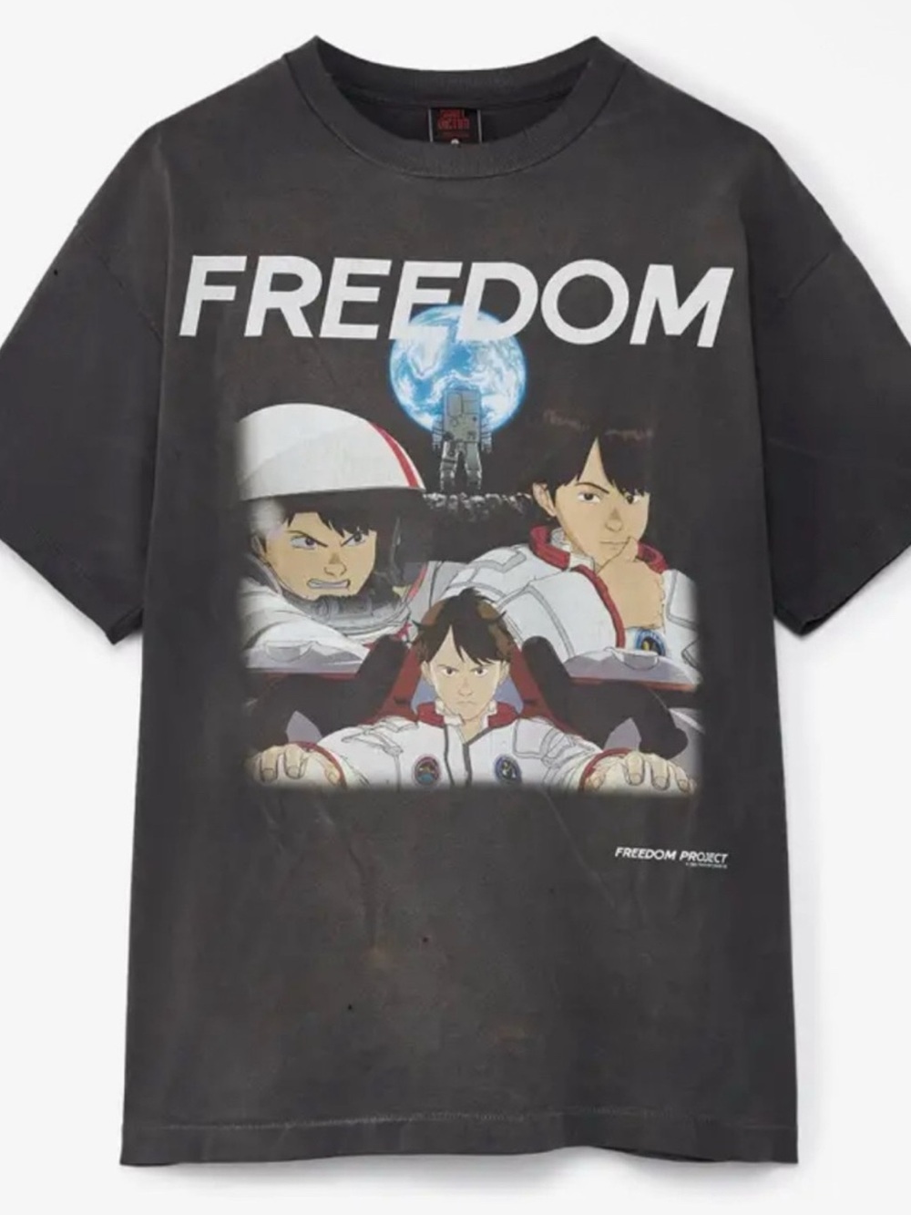 Saint Michael Freedom Graphic Tee - Black